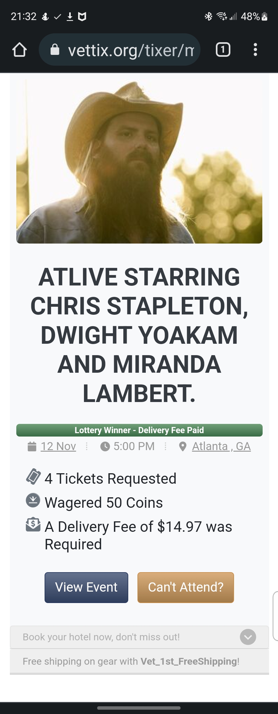Ticket for ATLive Saturday at Mercedes-Benz Stadium — 2022-11-12