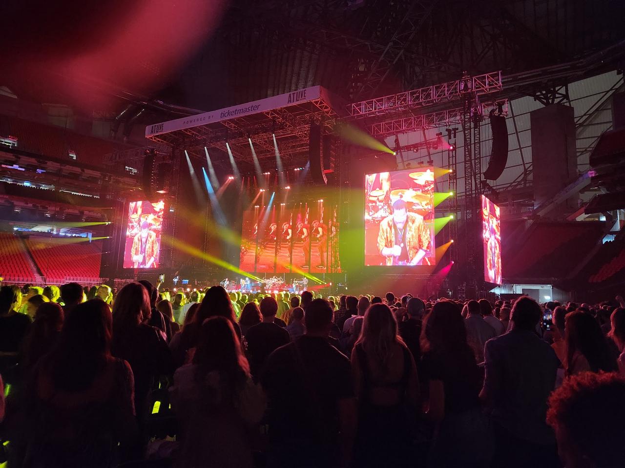 ATLive Friday at Mercedes-Benz Stadium, photo taken at 7:49 PM