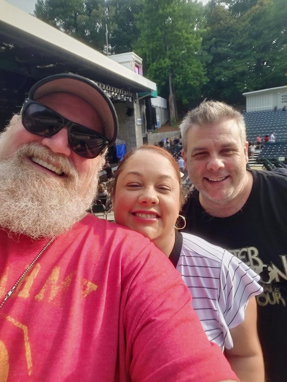 Barenaked Ladies at Cadence Bank Amphitheatre at Chastain Park — first photo of the night, 6:40 PM
