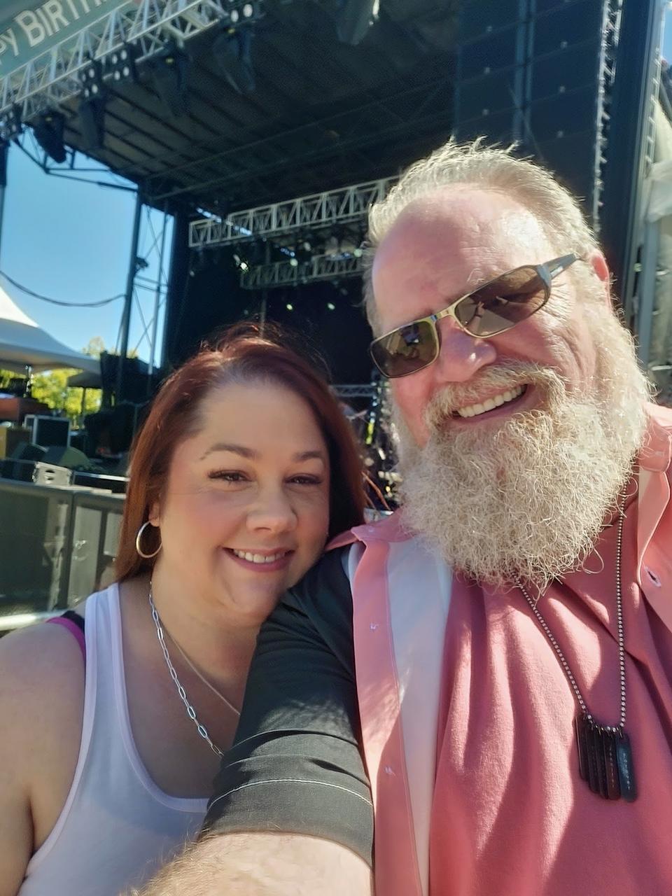 10,000 Maniacs at Smyrna — first photo of the night, 2:25 PM