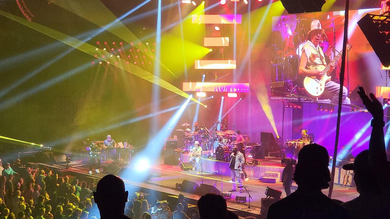 Santana at Gas South Arena, photo taken at 10:01 PM