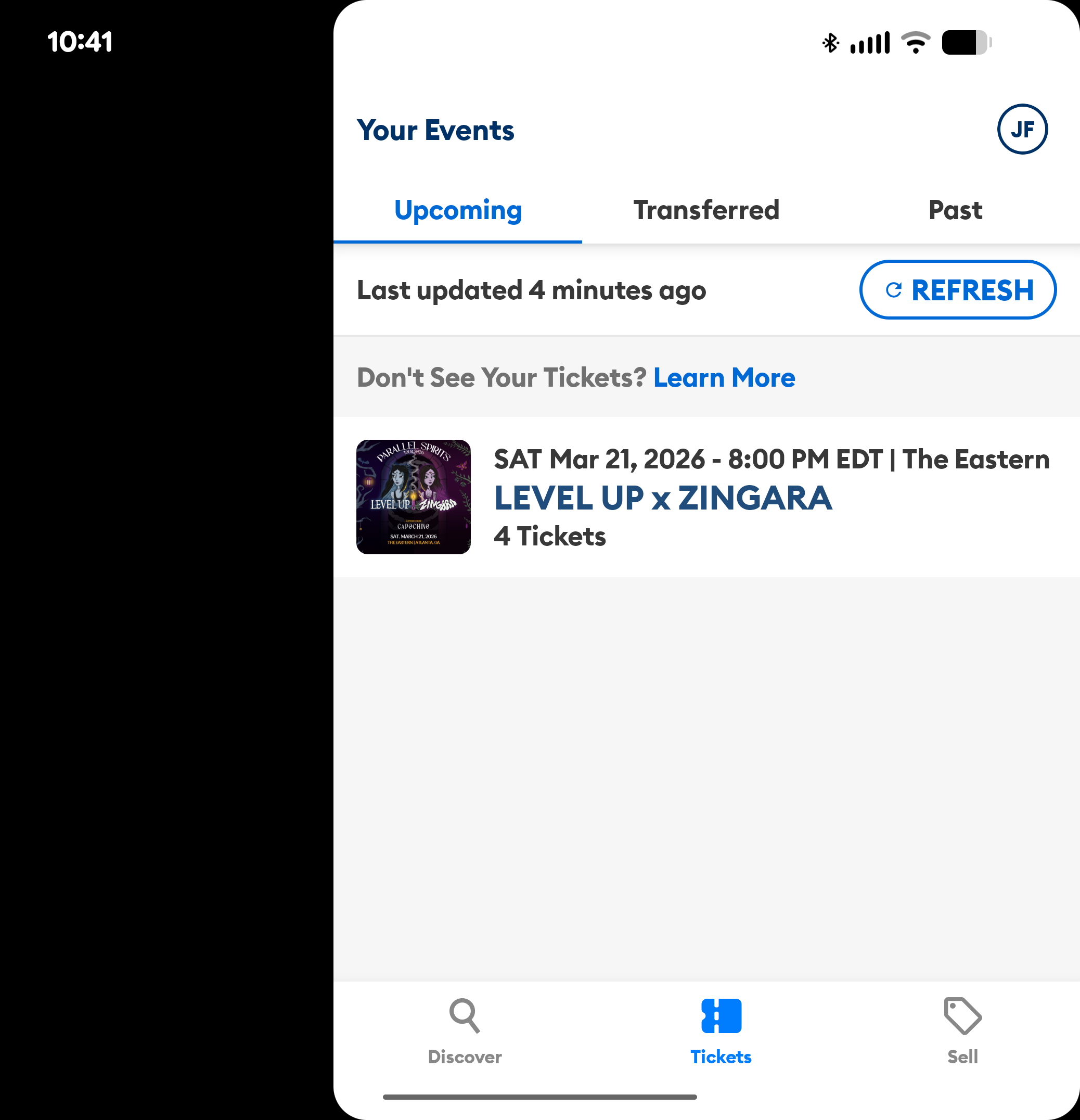 Ticket for Level Up at The Eastern — 2026-03-21